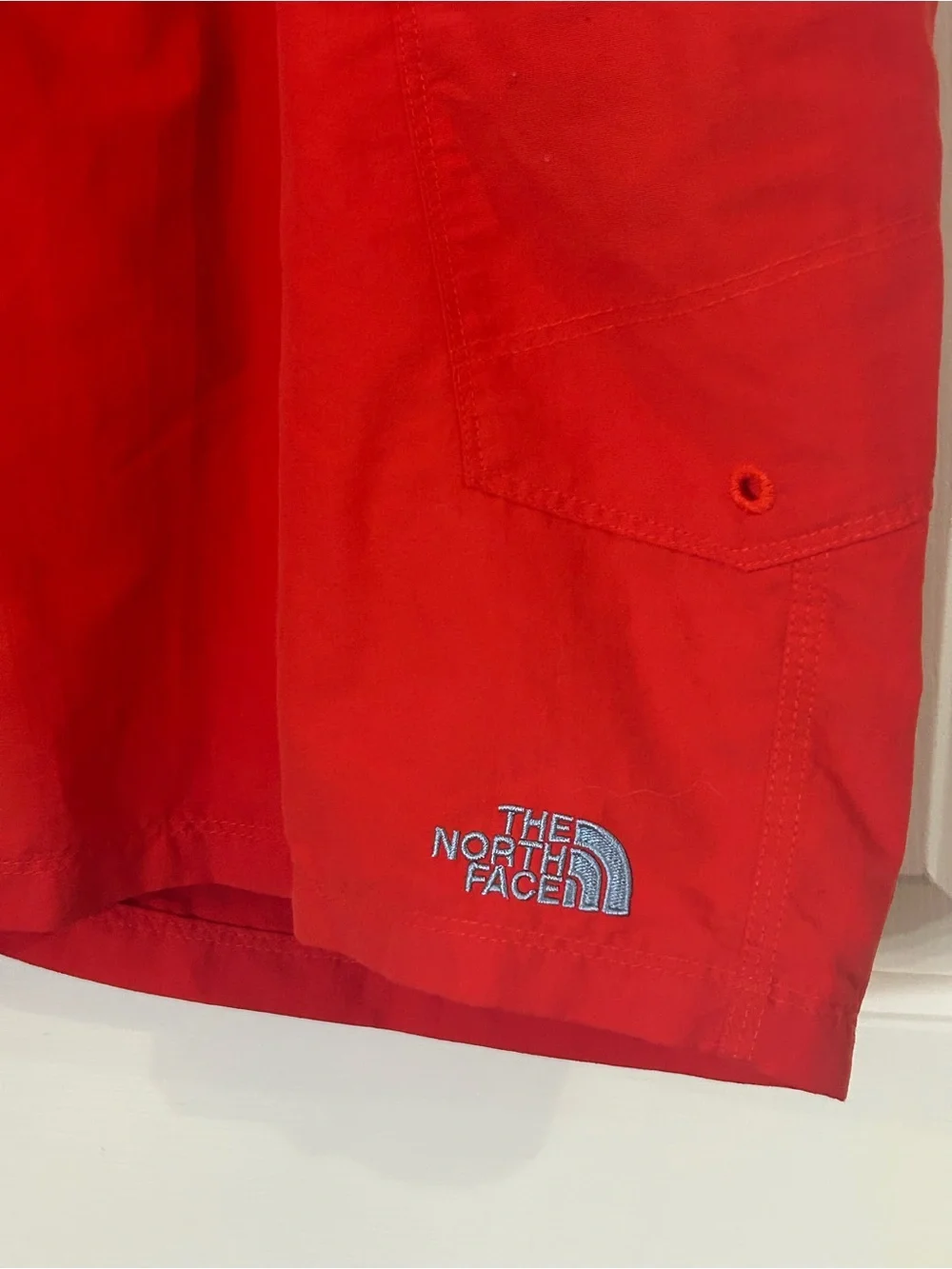 The North Face Board Shorts Mens 36 Red Zip Pocket 9”